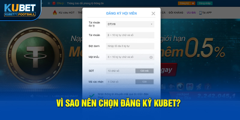 Vì sao nên chọn đăng ký Kubet77?