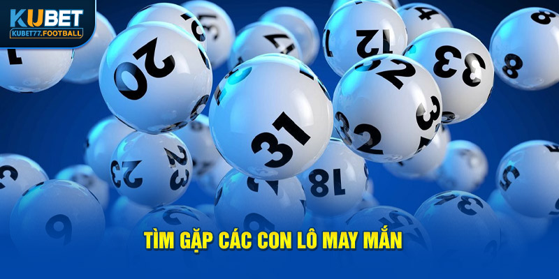 Tìm gặp các con lô may mắn